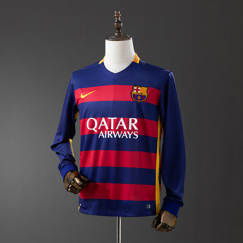 Barcelona 2015/16 Home Long Sleeve