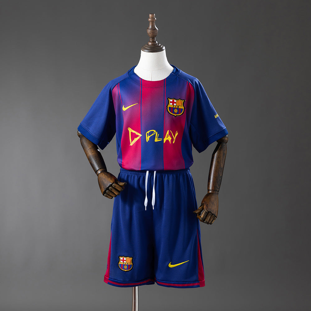 Barcelona 25/26 collaboration x DPLAY Kids Kit Jersey