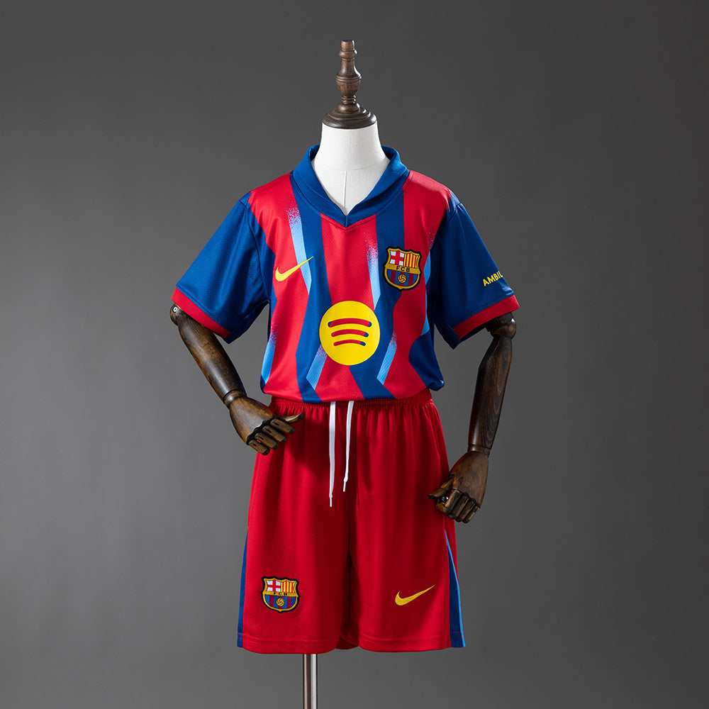 Barcelona 25/26 Fourth Away Kids Kit